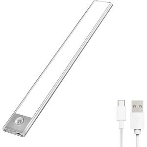 Led skabslys, bevægelsessensor, trådløs usb-opladning magnetisk (6000k, 40 cm)