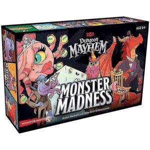 DAO Brætspilskort Dungeon Mayhem Chaos Dungeon Fuldt engelsk Crazy Monster-strategispil [DB] Black 16*11*3.5cm