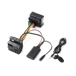 Audio Aux-kabeladapter Bluetooth 5.0 + ekstern mikrofon til Opel Cd30 Cdc40 Cd70 Dvd90 til Opel