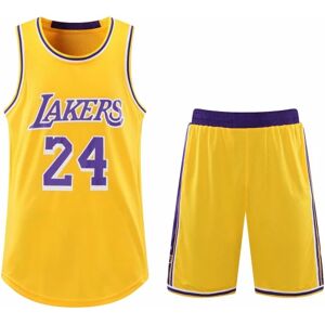 #24 Kobe Bryant Basketball Kit Lakers ungdomstrøje Children (150-155cm)