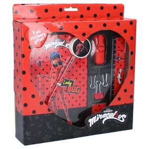 Vadobag Miraculous skrivesæt 8 dele ladybug blyant viskelæder