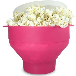 INF Popcornskål silikone foldbar Lyserød