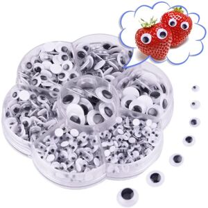 700 stykker Mixed Wiggle Googly Eyes Selvklæbende Googly Eye