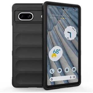 SKALO Google Pixel 7a Rugged Bumpers TPU-Cover Black