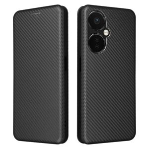 SKALO OnePlus Nord CE 3 Lite 5G Carbon Fiber Pungetui - Sort Black