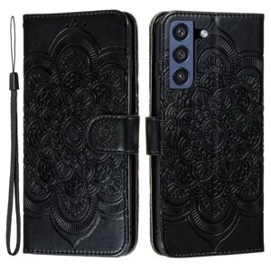 SKALO Samsung S21 FE Mandala Pung Taske - Sort Black