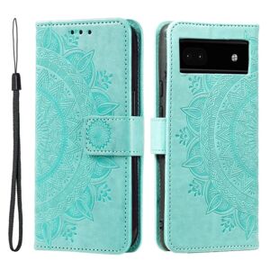 SKALO Google Pixel 7a Mandala Flip Cover - Turkis Turquoise