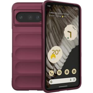 SKALO Google Pixel 8 Pro Rugged Bumpers TPU-Cover Wine red