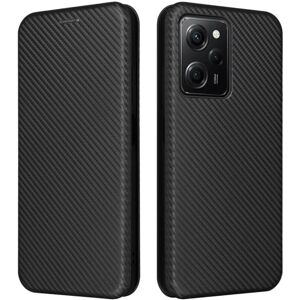 SKALO Xiaomi Redmi Note 12 Pro 5G Carbon Fiber Pungetui - Sort Black