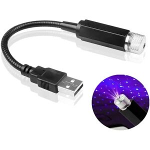 Megabilligt Galaxy -projektor førte Discolamp til bilen USB lilla