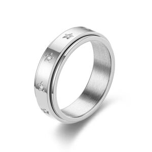 RRing anti-angst spinner fidget roterende ring ringe størrelse 8/18,2 mm