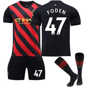 22-23 Manchester City Udebanedragt nr. 47 Phil Foden Fodbolduniform - Perfet 24