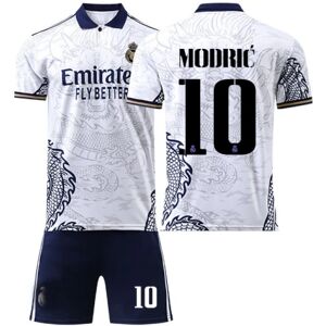 22 Real Madrid trøje Dragon Print Edition NO. 10 Modric skjorte - Perfet #S