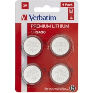 Verbatim Lithium batteri CR2430 3V 4 pak