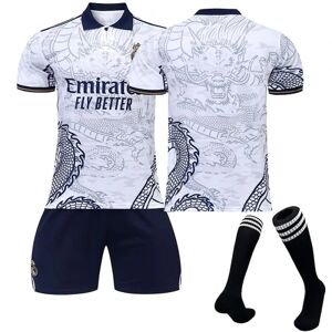Sæson 22-23 Real Madrid Dragon Pattern Football Shirt Unnumbered XS