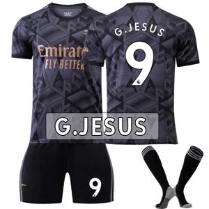 22/23 New Arsenal trøjesæt Voksen fodboldtrøje Træningsdragt SAKA 7 H G.JESUS  9 Kids 26(140-150CM)