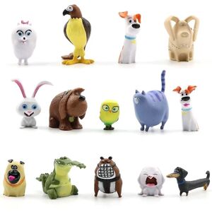 12 stk minifigurlegetøj The Secret Life Of Pets