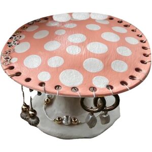 Svampe øreringe Holder Stand Organizer PINK Pink