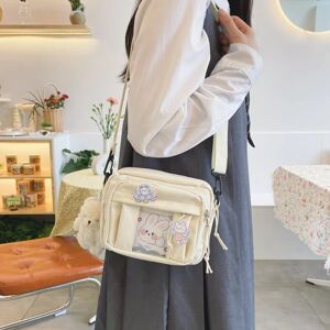 Kawaii Taske JK Transparent Taske HVID white