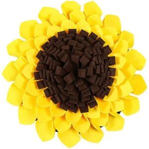 Hundesnuffelmåtte Sunflower Shape Treat Foraging Yellow