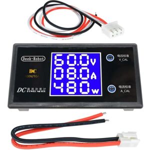 Lcd Digital Voltmeter Amperemeter Spænding Strøm Power Meter 100V