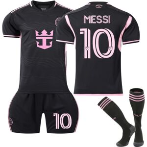 Inter Miami CF Ude fodboldtrøje med sokker nr. 10 Messi adult XS