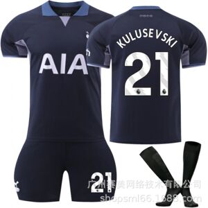 23-24 Tottenham Hotspur Away Kids fodbolddragt nr. 21 Kulusevski 26