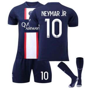 2022-2023 Paris Saint G ermain fodboldtrøje til barn nr. 10 Neymar 26
