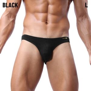 Herretrusser Herrebikini SORT L black L