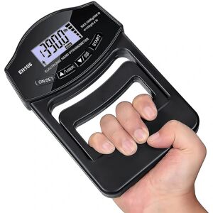 Grib Strength Tester, 396lbs/180kg Digital Hånddynamometer Grip Strength Meter Usb LCD-skærm Hånd