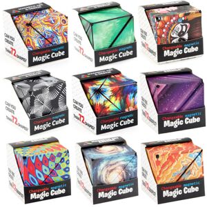 YINFEILI 3D Magic Cube Pusselleksaker præsentere Shashibo Shape Shifting boks A