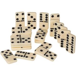 Domino i sten / Domino - Domino spil Warm white