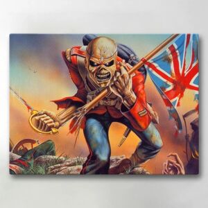 Lærredsbillede / Lærredstryk - Iron Maiden - 40x30 cm - Lærred