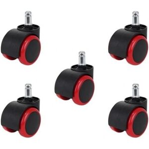 5-Pack Hjul till Kontorsstol - 11 mm