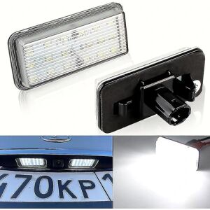 2stk Canbus Led nummerpladelys Compitiabe Withlexus Lx470 Lx570 Toyota Land Cruiser 100 200 Prado 120 Reiz 4d Mark X Nummerpladelampe