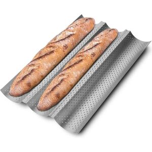 Non-stick baguette bradepande, baguette bakke - baguette bakke wit