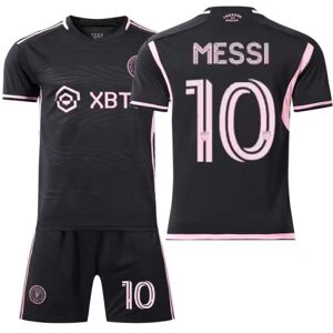 MIA MI Messi Camiseta No10 fodboldtrøje drenge T-shirt sæt til voksne sportstøj pige sportsdragt Beskyttende beklædning Cosplay Kit A3 L