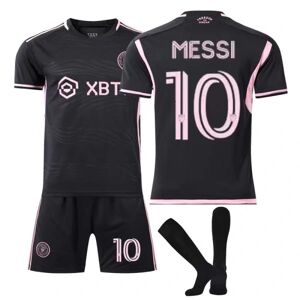 MIA MI Messi Camiseta No10 fodboldtrøje drenge T-shirt sæt til voksne sportstøj pige sportsdragt Beskyttende beklædning Cosplay Kit A2 Xs