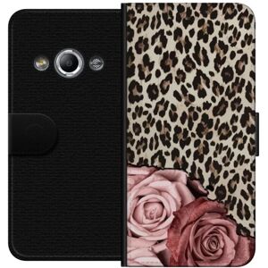 Samsung Galaxy Xcover 3 Tegnebogsetui Leopard Rosen