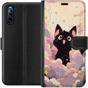 Sony Xperia L4 Tegnebogsetui Kawaii Kat