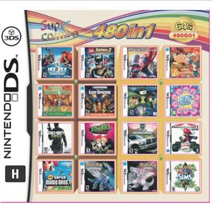 Kompileringskassettekort til Nintendos Ds 3ds 2ds Super Combo Multi Cart H