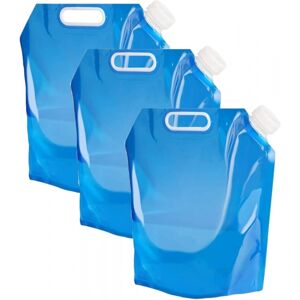 brand 3 stk vandpose, 10L vandbeholder, drikkevandsbeholder, foldbar, vandpose, nødforsyninger