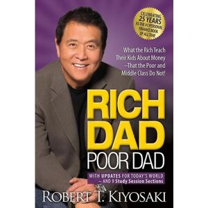 Rik pappa Fattig pappa Vad de rika lär sina barn om penge som de fattige og middelklassen ikke gør af Robert T. Kiyosaki Paperback softback Engelsk