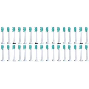 Sonicare-kompatibla ersättningstandborsthuvuden - 4, 8, 12, 16, 20. 24 eller 32-pack (størrelse: 32-pack)