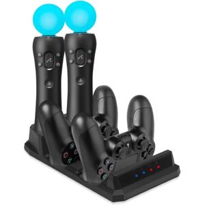 Ladestation til PS4 / PSVR / Move Motion Controllere