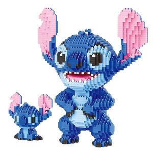 2300 blokke + stitch diamant byggeklodser mini klodser legetøj