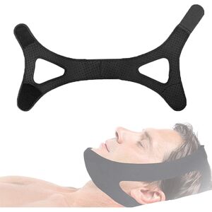 Justerbar Anti Snore Chin Strap, Sort Anti Snore Strap, til mig