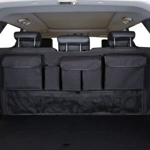 Car Organizer 9 lommer med 3 faste justeringsstropper Bil bagagerum