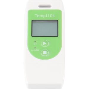 TempU 04 USB Temp Data Logger Temperatur Data Logger Recording Meter med 32.000 Kapacitet PDF Rapport Record I