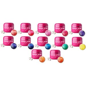 Silcare UV-Gel - Base one Pearl - 12 pieces - 5 ml Multicolor